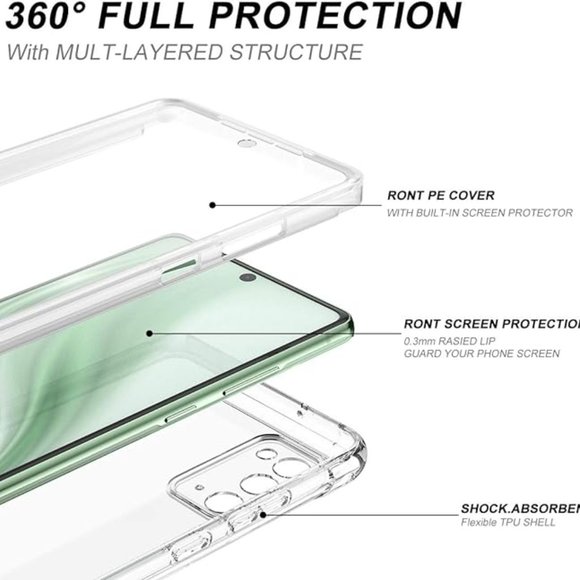 Clear Case for Samsung Galaxy Note 20 (Only) 6.7-inch Built-in screen protector - Picture 2 of 6